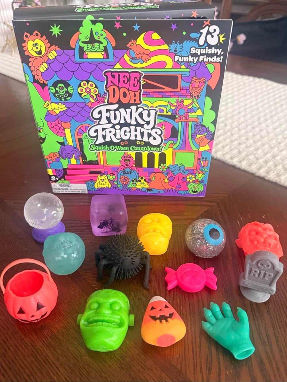 Nee Doh Funky Frights Squish-O-Ween Countdown Halloween Toys